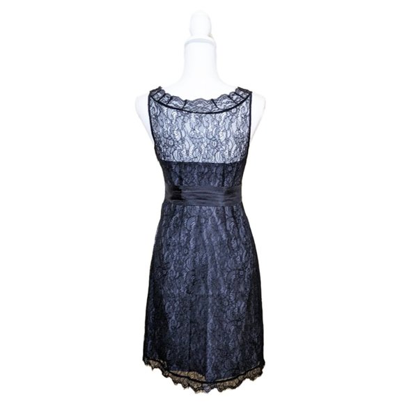 Anthropologie MOULINETTE SOEURS Shadow Canopy Black Lace Dress - Picture 3 of 9